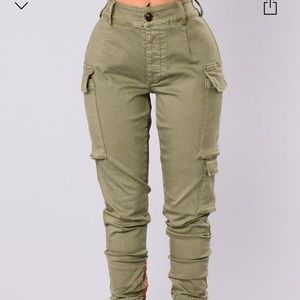 Kelley cargo Pants High Waist